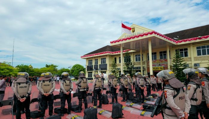 Polres PALI Gelar Latihan Dalmas, Siaga Jaga Stabilitas Keamanan