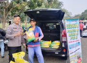 Beras Murah untuk Warga, Polsek Cikarang Timur Gelar Gerakan Pangan Murah