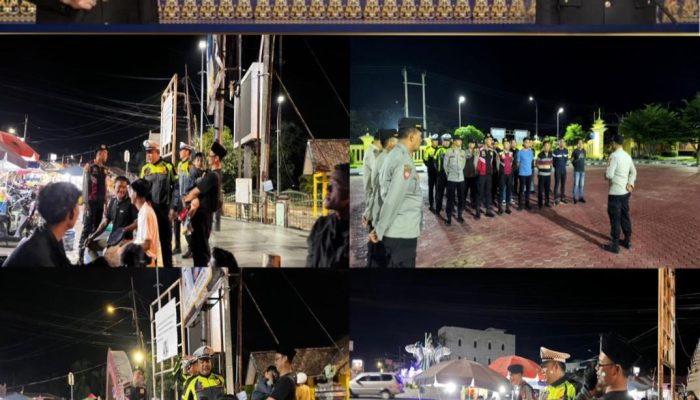 Polres PALI Gelar Patroli Skala Besar di Wilayah Nya, Tegaskan Komitmen Wujudkan Kamtibmas Kondusif