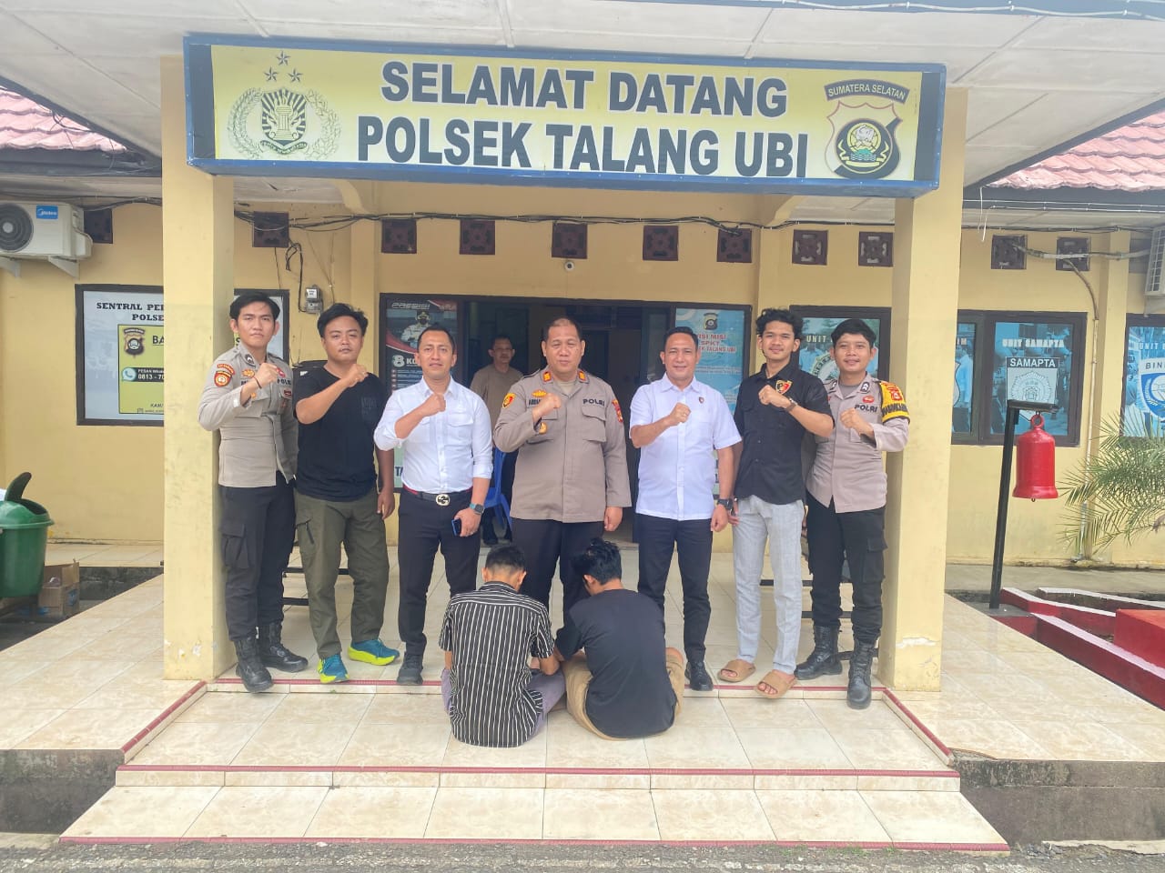 Dua Pelaku Diamankan Polsek Talang Ubi