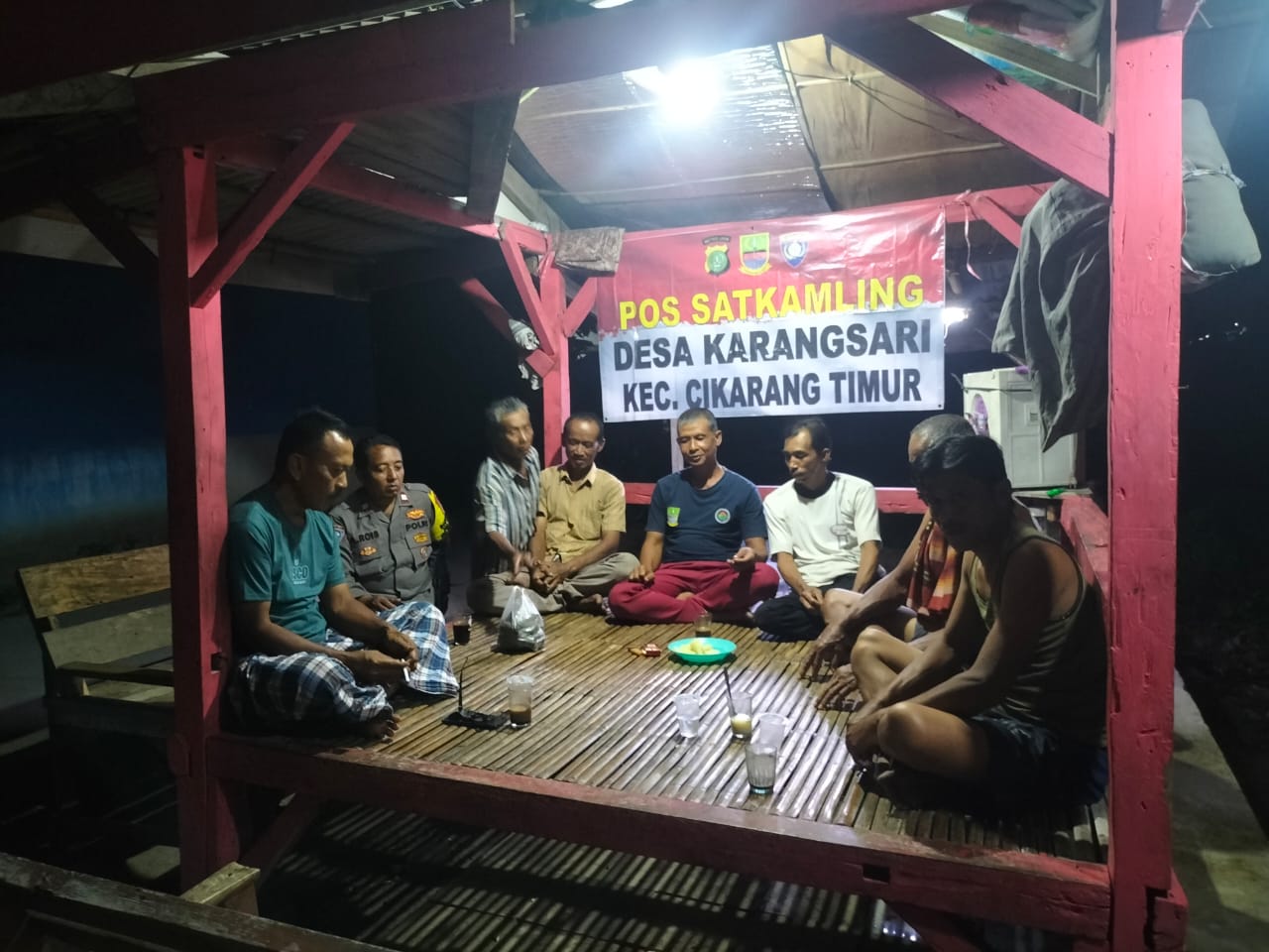 Kapolsek Cikarang Timur: Ngopi Kamtibmas untuk Perkuat Hubungan Polisi dan Masyarakat