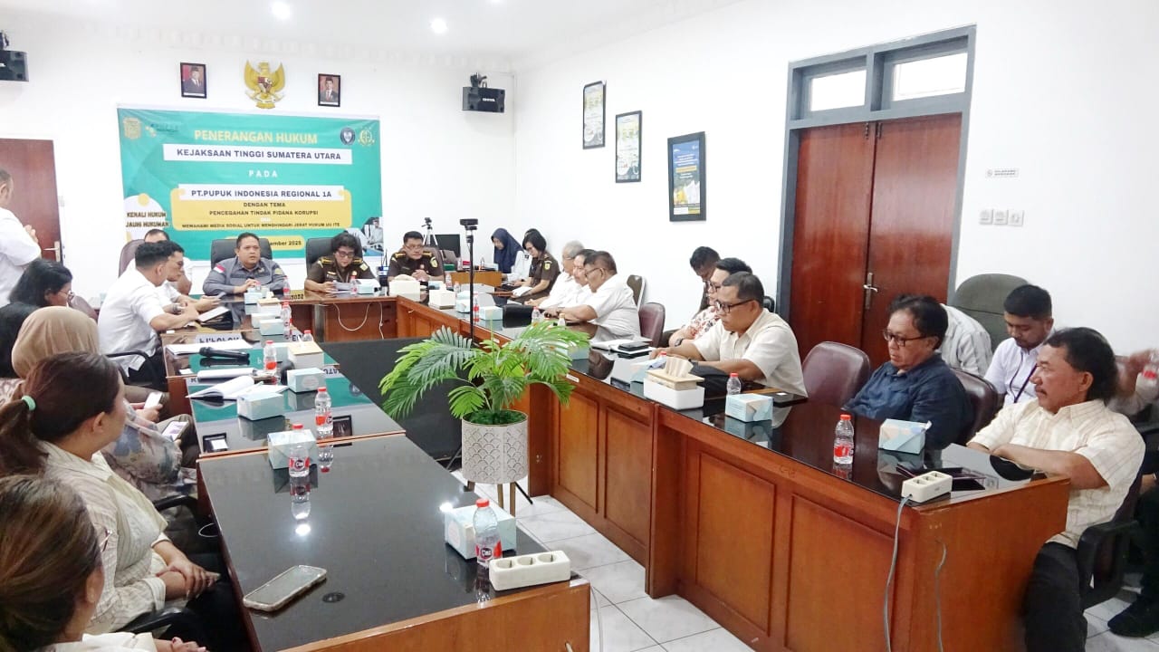 Kejatisu Melakukan Mitigasi Tindak Pidana Korupsi Distribusi Pupuk Bersubsidi Kepada Petani