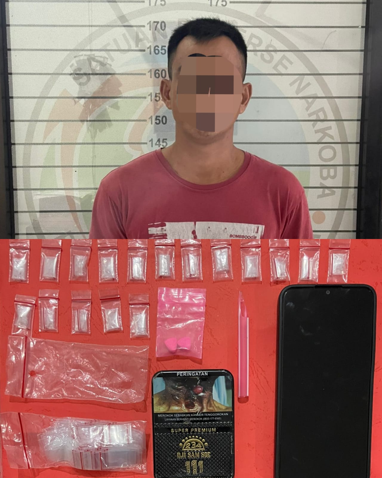 Tim OPS nal Sat Narkòba Polres Lampung Utara Ringkus Pengedar Sabu Dan Ekstasi