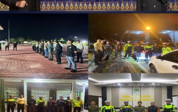 Polres PALI Pertebal Keamanan, Tim UKL III Gelar Patroli Sambang dan Himbauan Kamtibmas