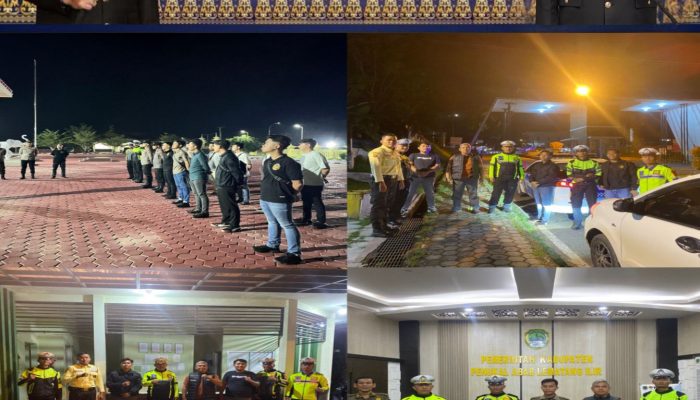 Polres PALI Pertebal Keamanan, Tim UKL III Gelar Patroli Sambang dan Himbauan Kamtibmas