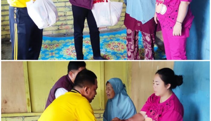 Wujud Kepedulian Terhadap Masyarakat, Polsek Talang Ubi Serahkan Tali Asih