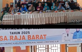 Polsek Tanah Abang Hadiri Sosialisasi Bahaya Pernikahan Dini dan Kenakalan Remaja di Desa Raja Barat