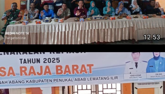 Polsek Tanah Abang Hadiri Sosialisasi Bahaya Pernikahan Dini dan Kenakalan Remaja di Desa Raja Barat