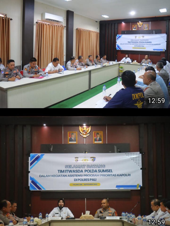 ITWASDA POLDA SUMSEL LAKSANAKAN ASISTENSI PROGRAM PRIORITAS KAPOLRI DI POLRES PALI