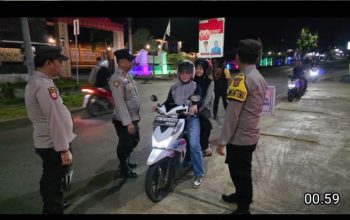 Polsek Talang Ubi Gelar KRYD, Wujudkan Kamtibmas Kondusif di Wilayah Hukum PALI
