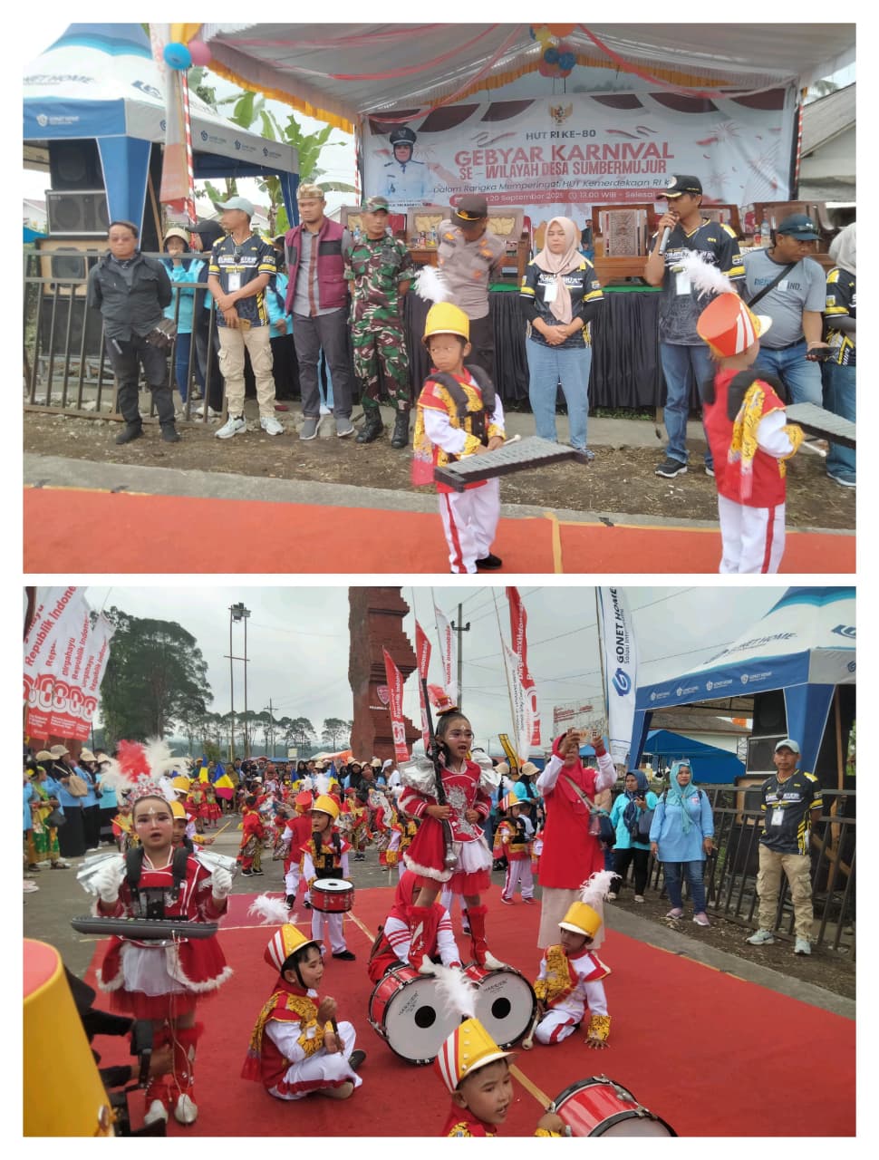 Kemeriahan Karnaval di Desa Sumbermujur Kabupaten Lumajang 