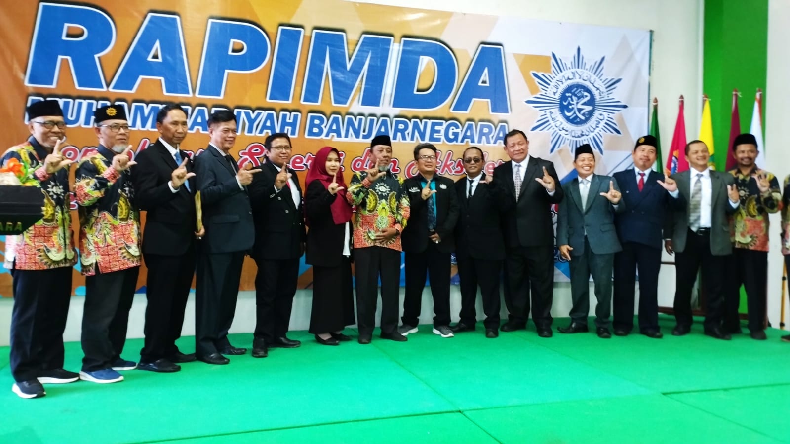 Rapimda PDM, Lantik dan Serahkan SK LBHAP Muhamadiyah Banjarnegara