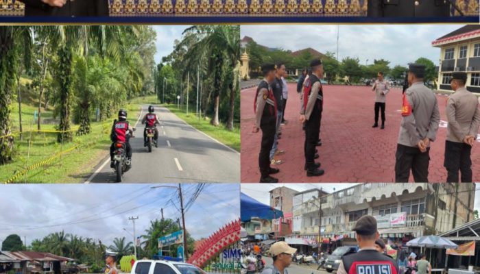 Polres PALI Laksanakan Penebalan Mako dan Patroli Skala Besar Tim UKL IV Demi Wujudkan Sitkamtibmas Kondusif