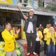Partai Golkar Menyongsong HUT ke 61  Membagi Sembako ke Abang Becak 