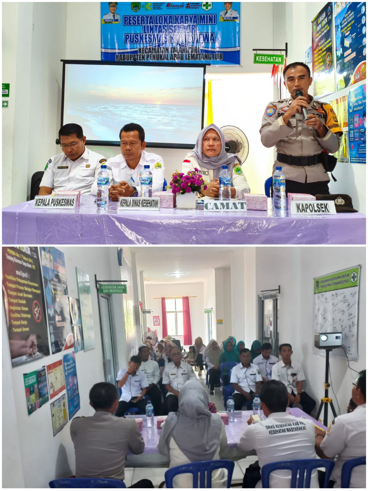 Rapat Loka Karya Lintas Sektor Puskesmas Karta Dewa Bahas Penguatan Layanan Kesehatan