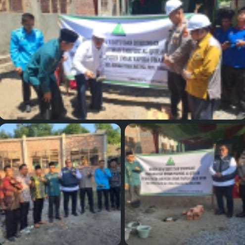 Peletakan Batu Pertama Rumah Tahfidz dan Rumah Yatim di Penukal Utara, Wujud Komitmen Membangun Generasi Qur’ani