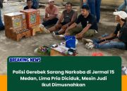 Polrestabes Medan Gerebek Sarang Narkoba di Jermal 15, Lima Orang Ditangkap Polisi Polrestabes Medan Gerebek Sarang Narkoba di Jermal 15, Lima Orang Ditangkap Polisi