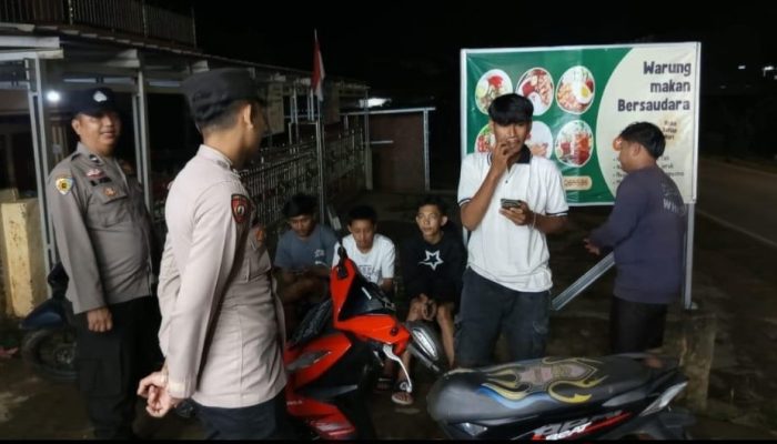 Polsek Talang Ubi Gelar KRYD, Tegaskan Komitmen Wujudkan Kamtibmas Kondusif