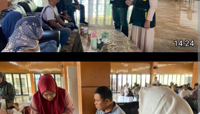Polres PALI Ikuti Vaksinasi Meningitis dan Polio untuk Keberangkatan Jemaah Umrah Pemkab PALI