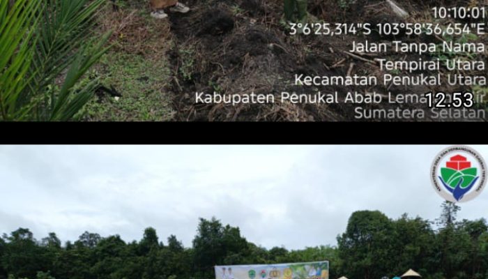 Penanaman Jagung di Desa Tempirai Timur, Polsek Penukal Utara Dorong Ketahanan Pangan