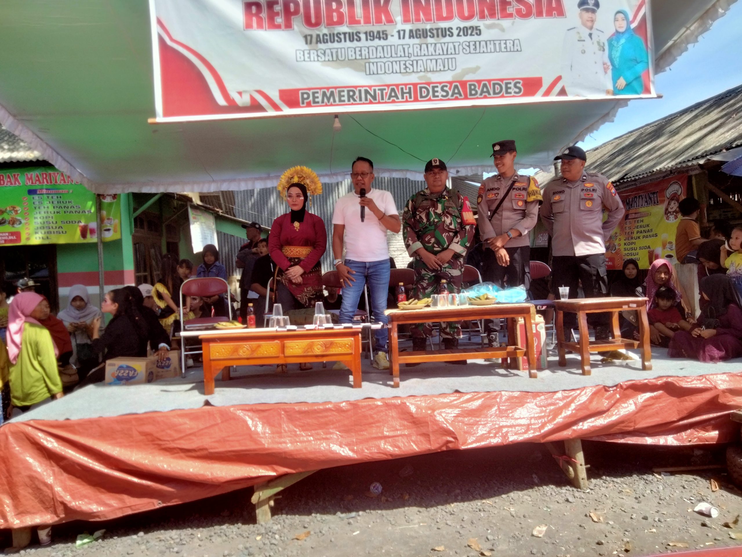 Karnival Desa Bades Memperingati HUT RI ke 80,begitu Memukau