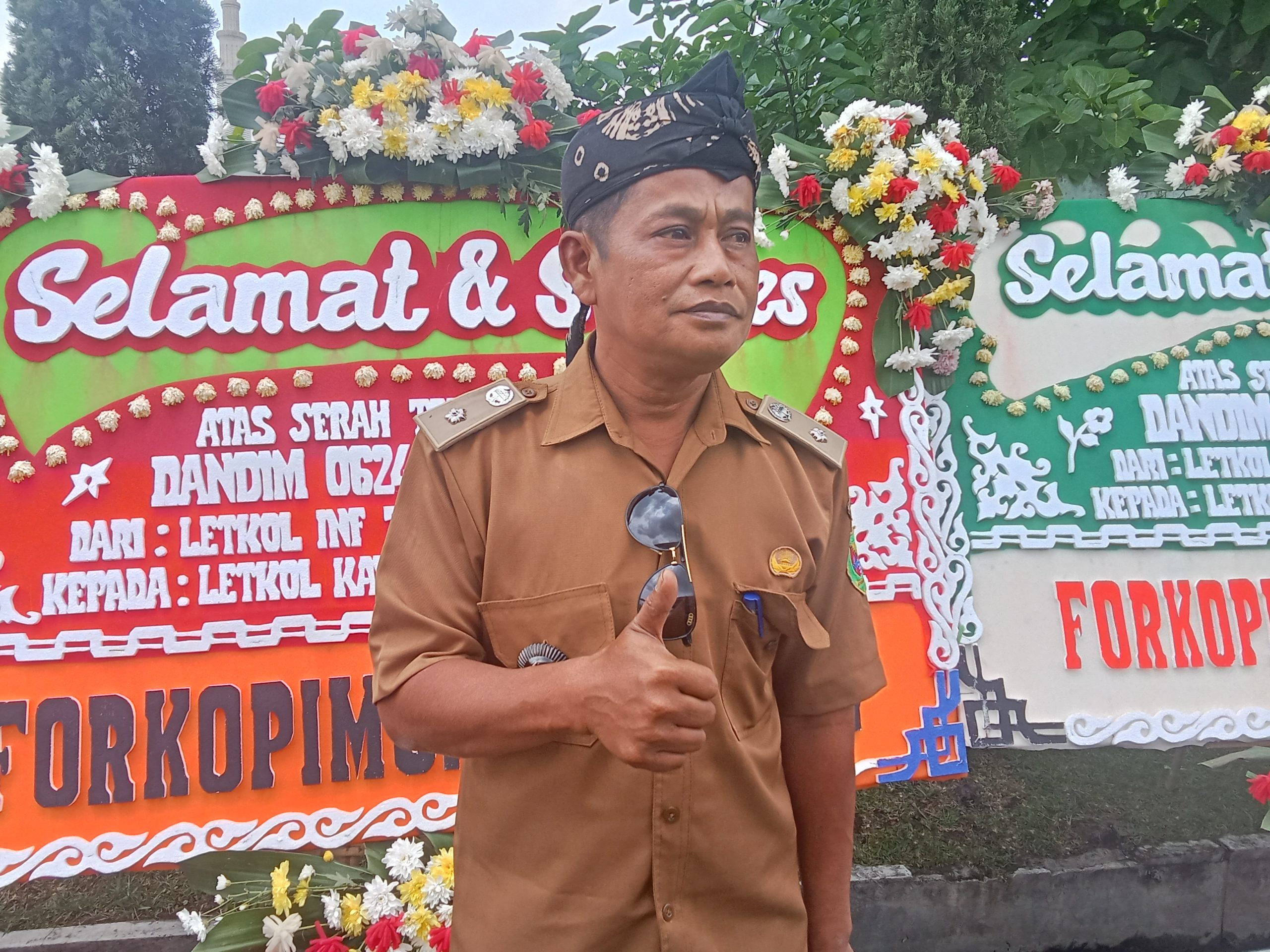 Kades Malasari Hadiri Pisah Sambut Kodim 0624 Kabupaten Bandung 