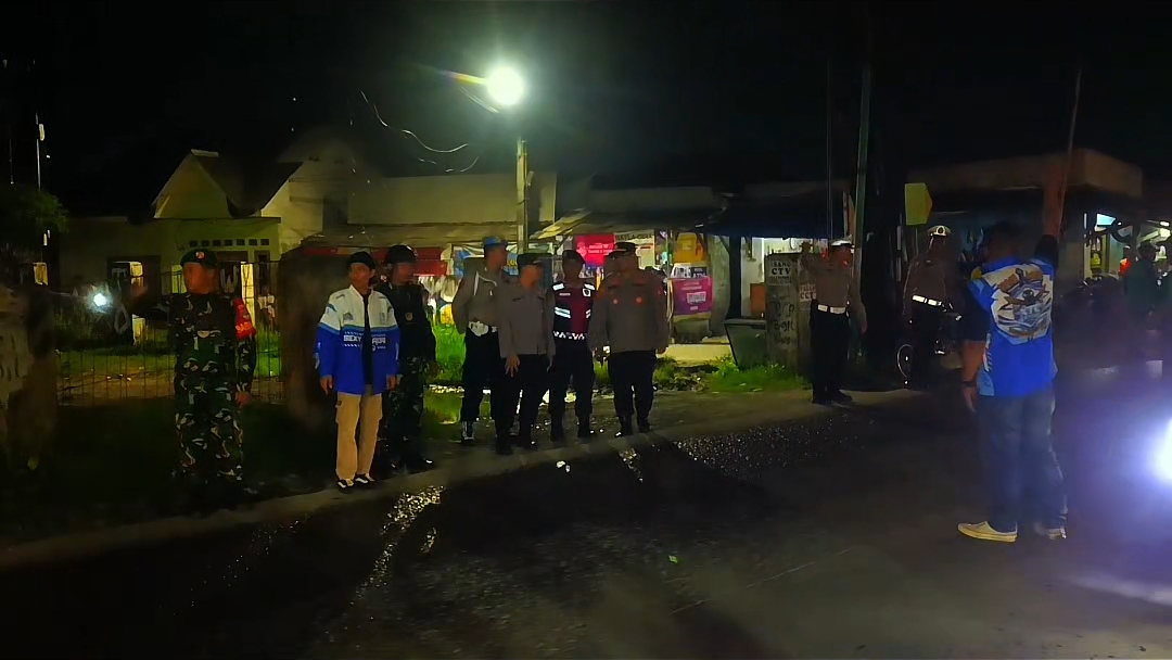 Polsek Serang Baru Gelar Patroli Preventif Gabungan 3 Pilar, Antisipasi Kelompok Anarko