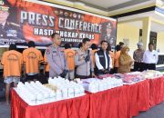 Polres Bondowoso selama Operasi Tumpas Narkoba Semeru 2025, Amankan 10,93 Gram Sabu dan 101 Ribu Butir Obat Keras Berbahaya