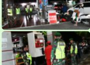 Dipimpin Danramil Cermee, Kodim 0822 Bondowoso Patroli Malam Bersama Banser