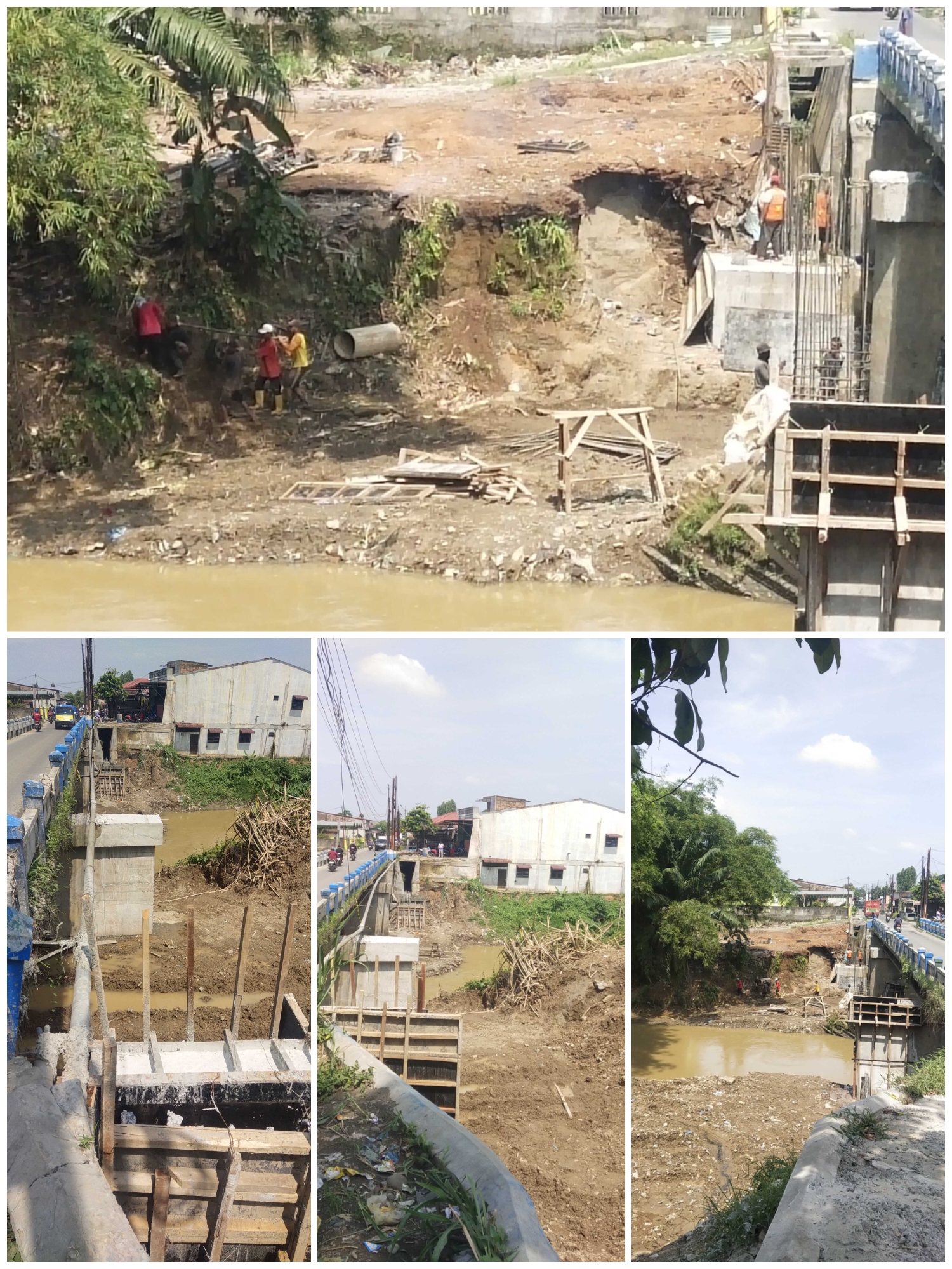 Minim Pengawasan Pembangunan Jembatan Tanpa PLank RAB Serta Abaikan K3, Diduga Adanya Kong-Kali Kong Dinas Terkait & Kontraktor