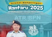 Kepala Badan Pertanahan Nasional Bondowoso Ucapkan Selamat Hari Undang- Undang Pokok Agraria ke -65