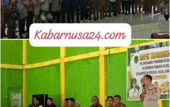 Pemkab PALI Bersama Jajaran Forkopimda dan Pemangku Kepentingan Menggelar Rapat koordinasi Pelaksanaan Program ketahanan Pangan