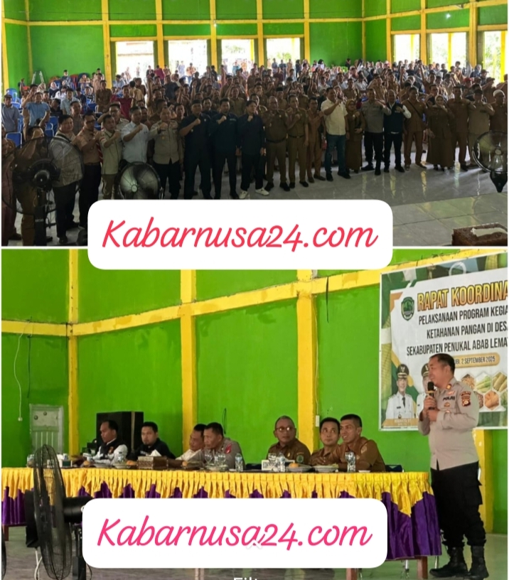 Pemkab PALI Bersama Jajaran Forkopimda dan Pemangku Kepentingan Menggelar Rapat koordinasi Pelaksanaan Program ketahanan Pangan