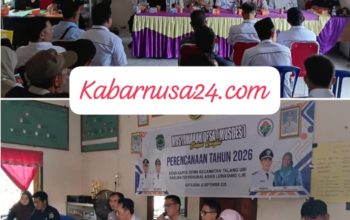 Pemerintah Desa Karta Dewa Menggelar Musdes Perencanaan Tahun 2026 Berjalan Lancar, Polsek Talang Ubi Pastikan Keamanan Kondusif
