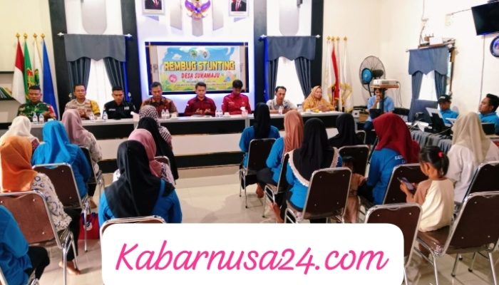 Pemerintah Desa Suka Maju Gelar Kegiatan Rembug Stunting, Polri Tegaskan Komitmen Dukung Program Pemerintah Tekan Angka Stunting
