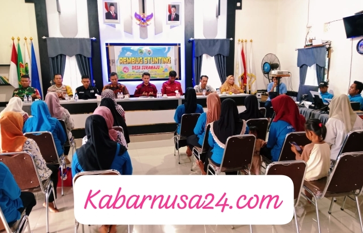 Pemerintah Desa Suka Maju Gelar Kegiatan Rembug Stunting, Polri Tegaskan Komitmen Dukung Program Pemerintah Tekan Angka Stunting