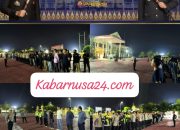 Polres PALI Tebalkan Pengamanan, Tim UKL I Gelar Patroli Sambang Malam Hari di Wilayah Hukumnya