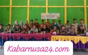 Polres PALI Menghadiri kegiatan Rembug Stunting Yang di Gelar Pemdes Sungai Ibul