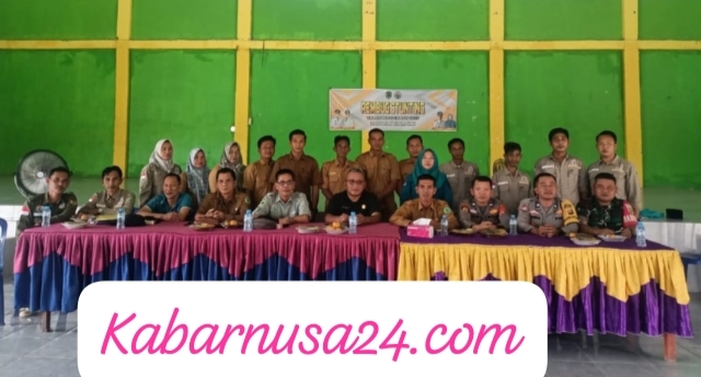 Polres PALI Menghadiri kegiatan Rembug Stunting Yang di Gelar Pemdes Sungai Ibul