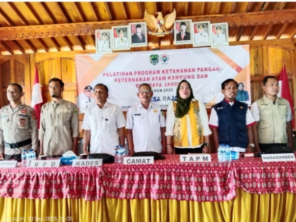 Pemerintah Desa Raja Menggelar Pelatihan Program Ketahanan Pangan