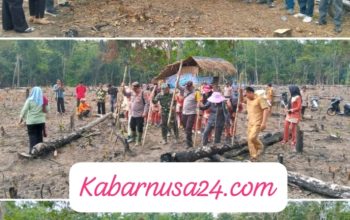 Polsek Tanah Abang Dukung Penanaman Jagung di Desa Sukamanis, Kapolres PALI Tekankan Transparansi Dana Desa
