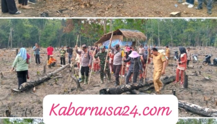 Polsek Tanah Abang Dukung Penanaman Jagung di Desa Sukamanis, Kapolres PALI Tekankan Transparansi Dana Desa