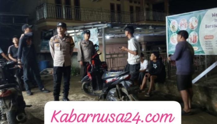 Polsek Talang Ubi Gelar KRYD, Ciptakan Situasi Aman dan Kondusif di Malam Hari