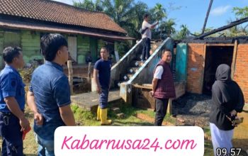 Musibah kebakaran kembali Terjadi di Wilayah Kecamatan Talang Ubi, Kerugian Capai Rp80 Juta