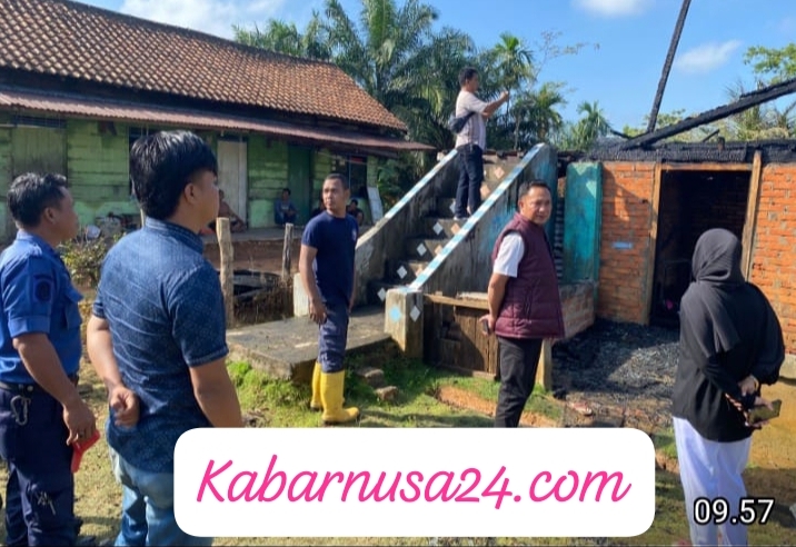 Musibah kebakaran kembali Terjadi di Wilayah Kecamatan Talang Ubi, Kerugian Capai Rp80 Juta