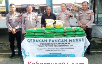 Polres PALI Gelar Gerakan Pasar Murah Serentak di Terminal Pasar Talang Ubi