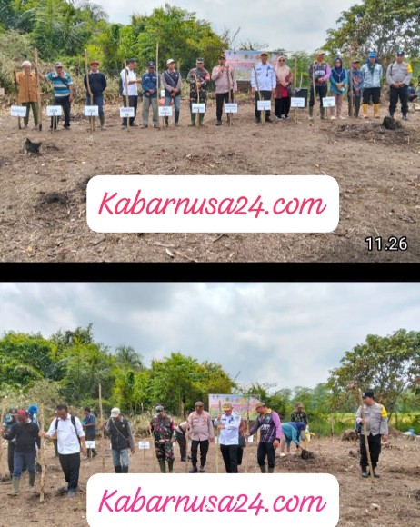 Penanaman Jagung di Desa Modong, Kapolres PALI Dorong Optimalisasi Program Ketahanan Pangan