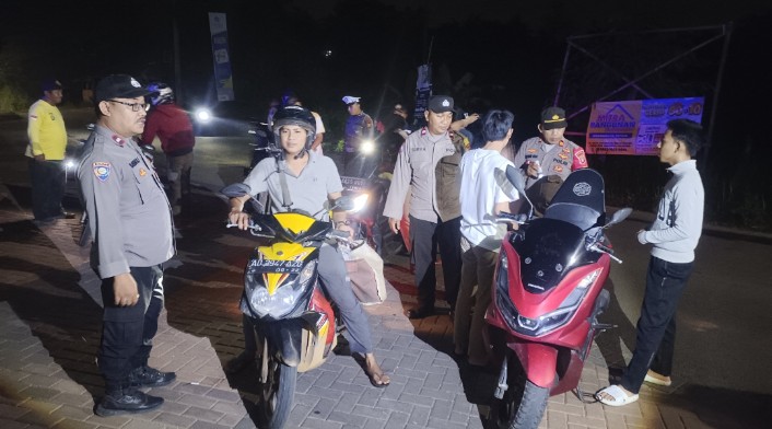 Polsek Serang Baru Gelar Razia, Amankan 2 Motor Tanpa Dokumen