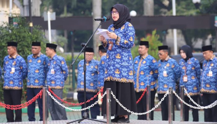 Pimpin Upacara Hari Korpri, Pj Sekda Bekasi Tegaskan ASN Harus Disiplin dan Responsif