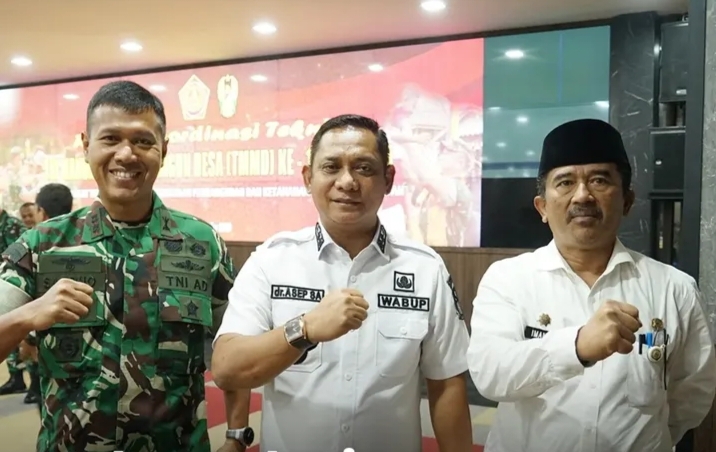 Ciptakan Pemerataan Pembangunan Desa Bersama TNI, Pemkab Bekasi Dukung Program TMMD